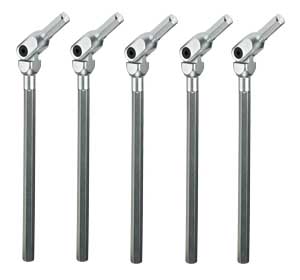 Bondhus 5PC (3/16-3/8), "Hexpro" Set, Swivel Hex Key (Inches)